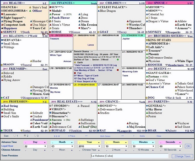 Chinese Astrology Chart